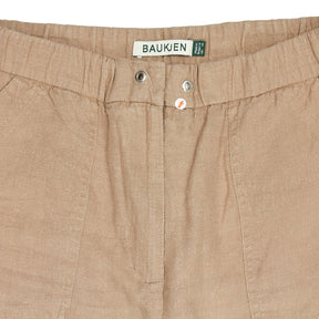 Baukjen Beige Linen Trousers