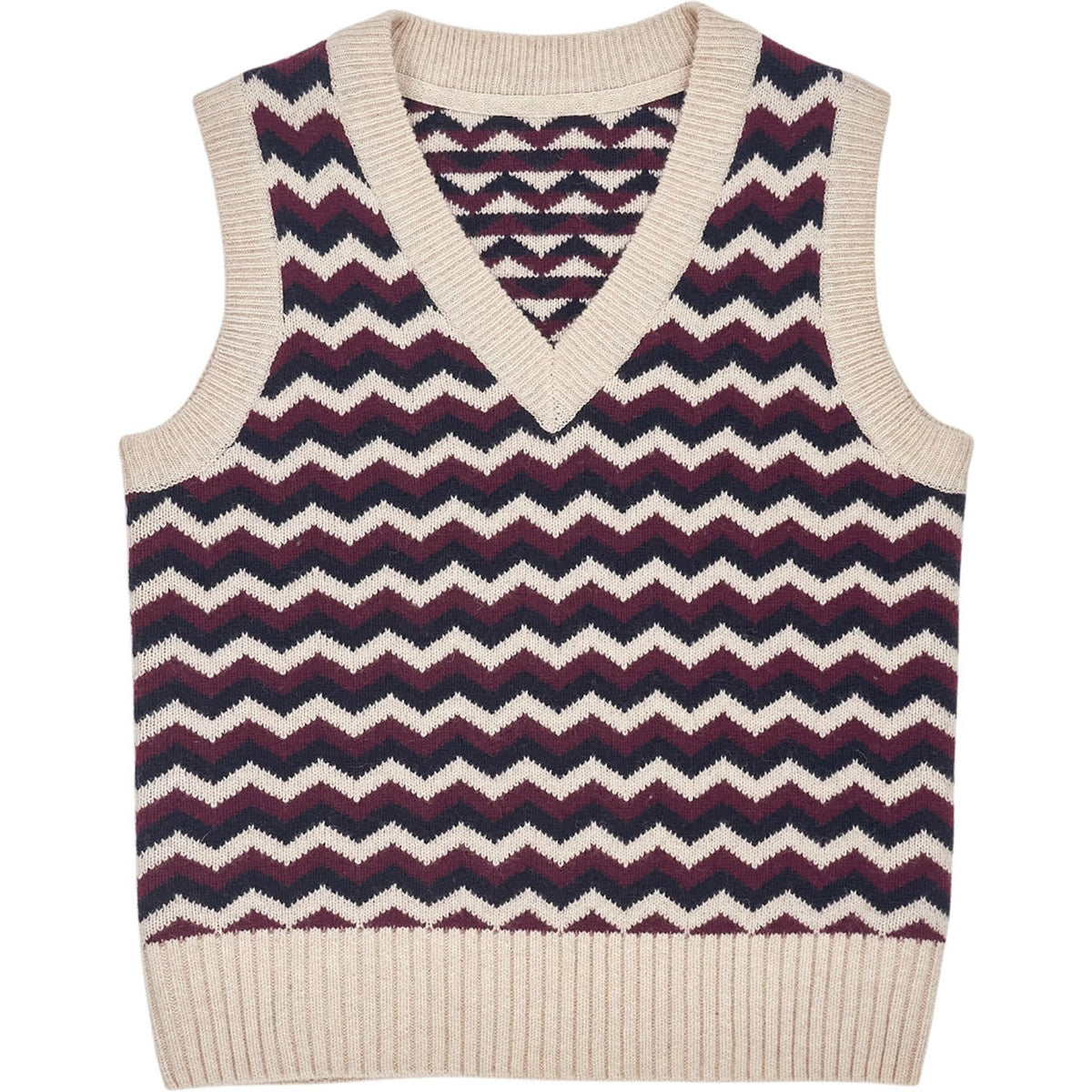 Beaufort & Blake Chevron Knit Vest