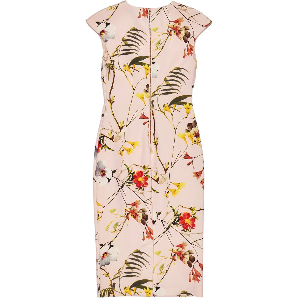 Ted Baker Pink Floral Pencil Dress