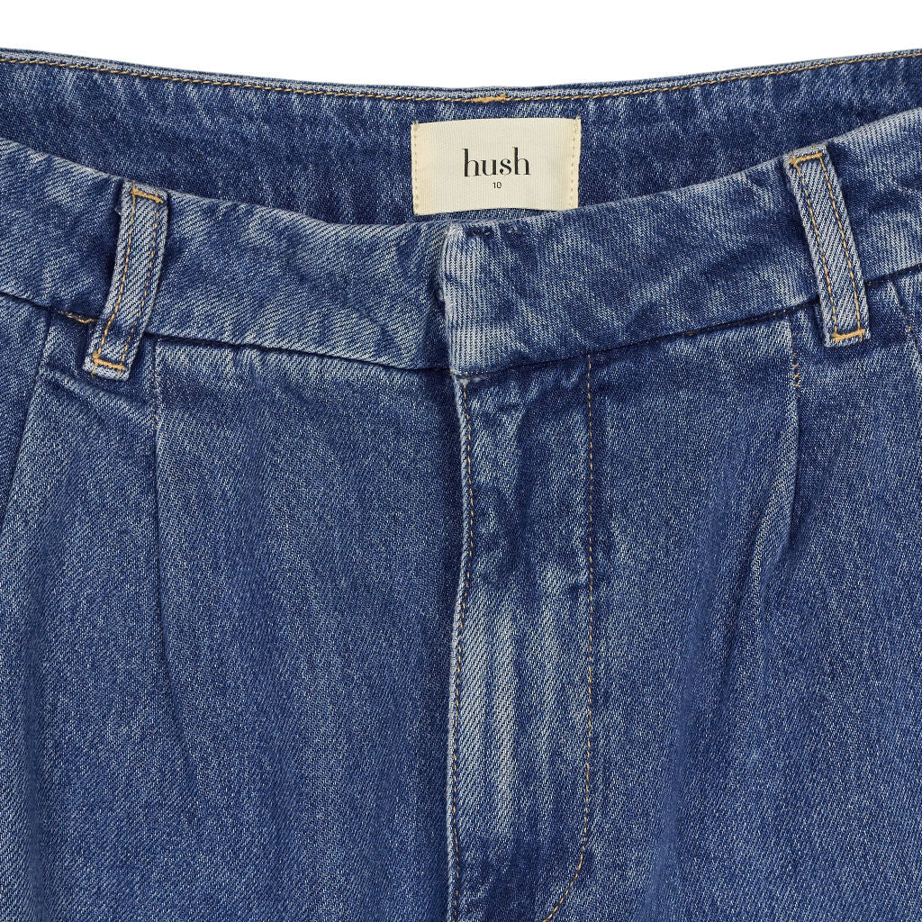 Hush Blue Wide Leg Jeans