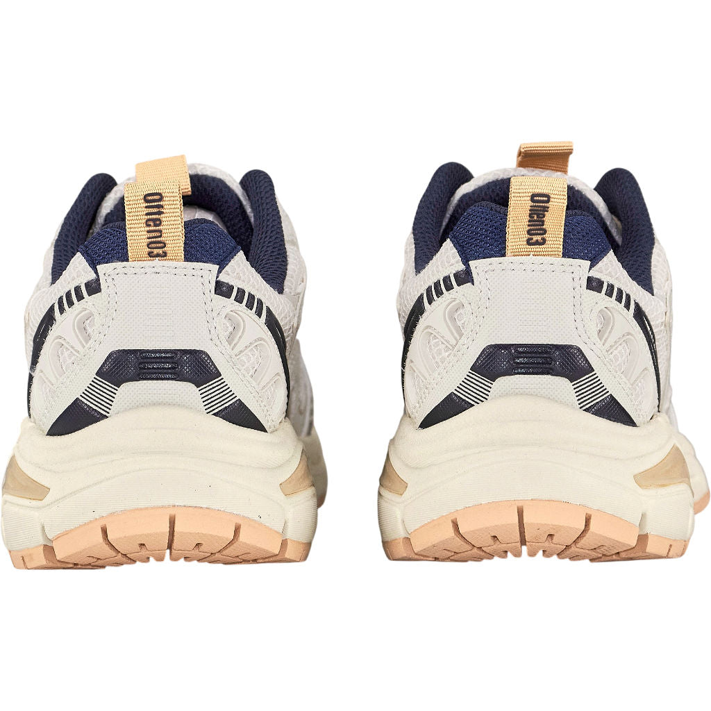 Often Pull & Bear Cream Navy Trainers