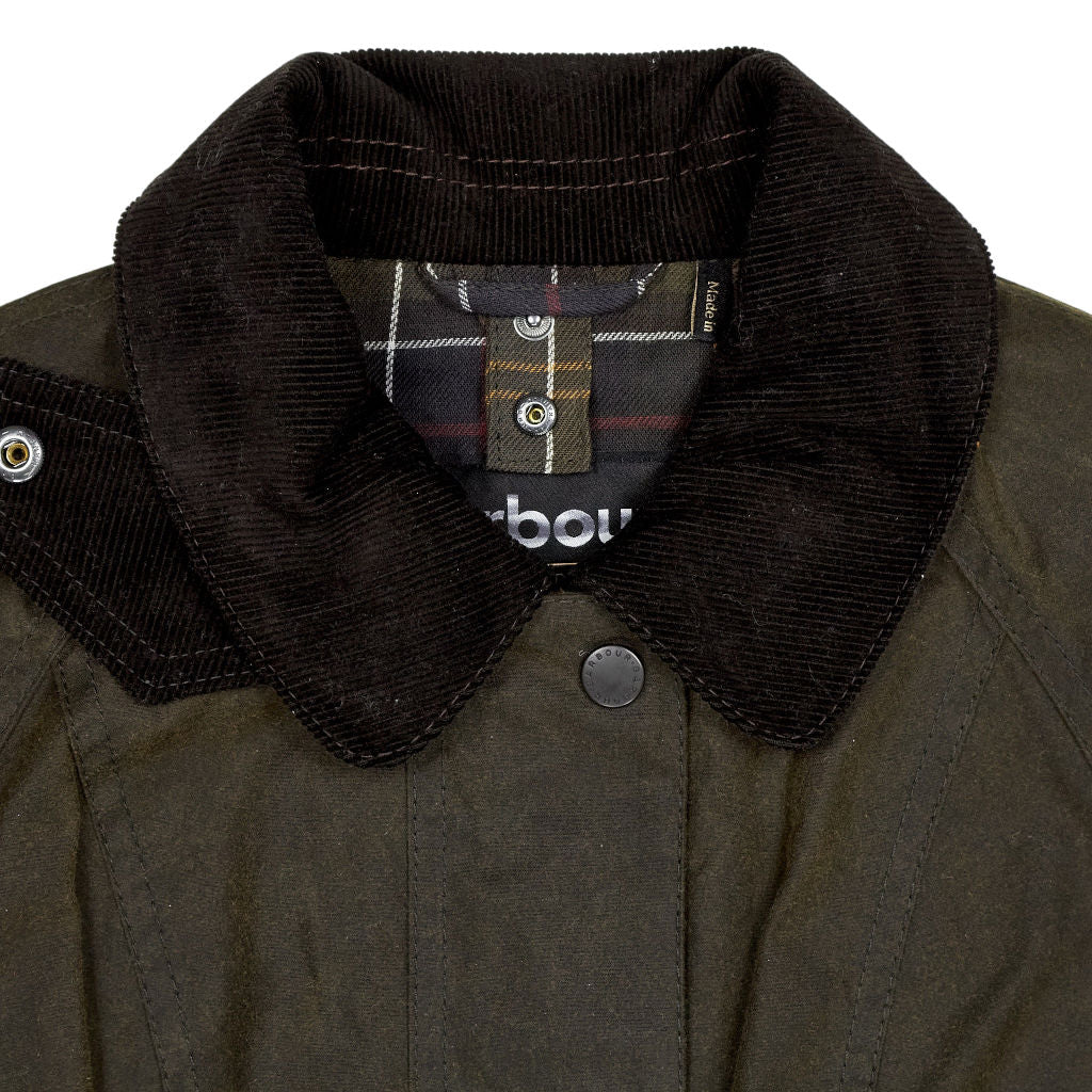 Barbour Olive Waxed Jacket