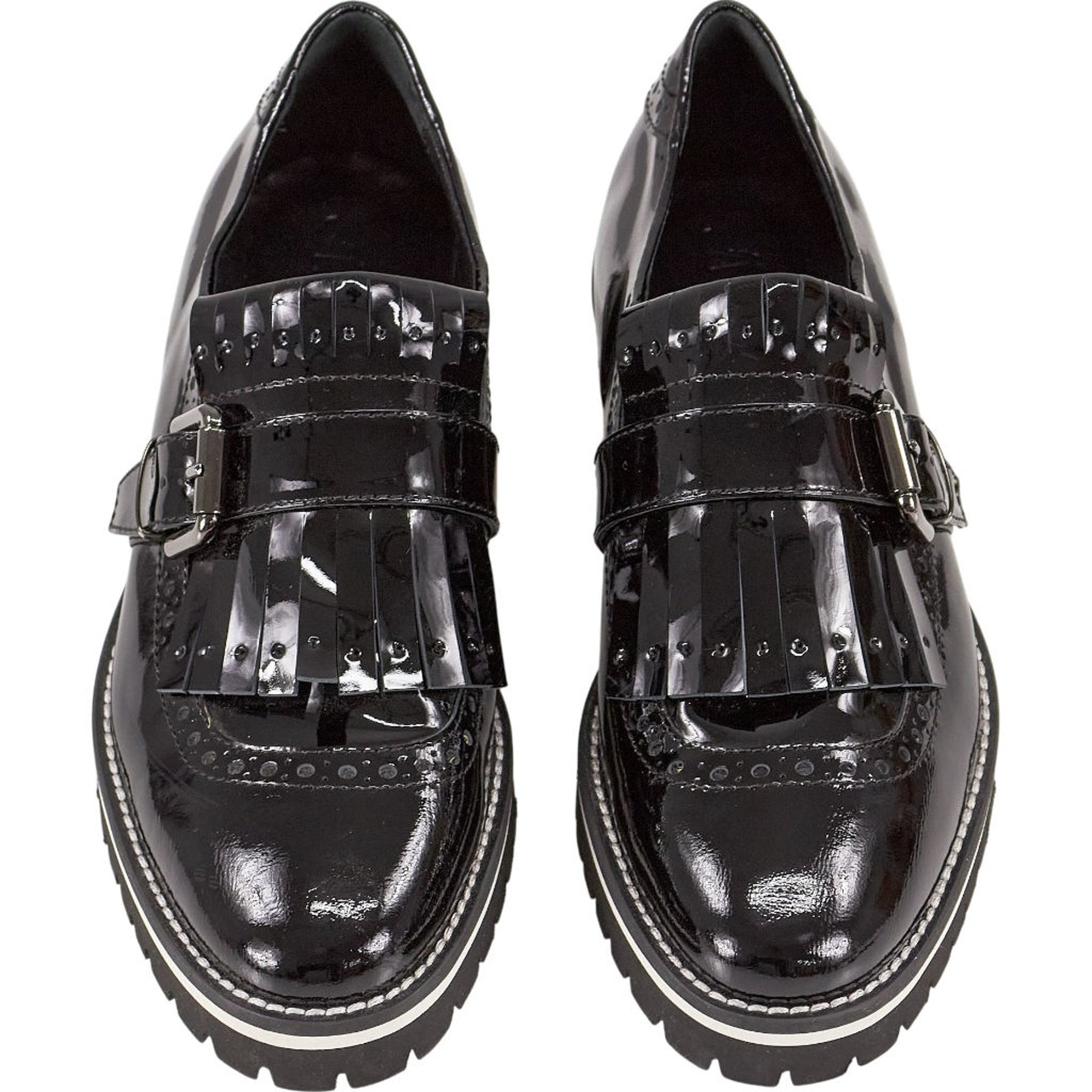 Unbranded Black Fringe Loafers