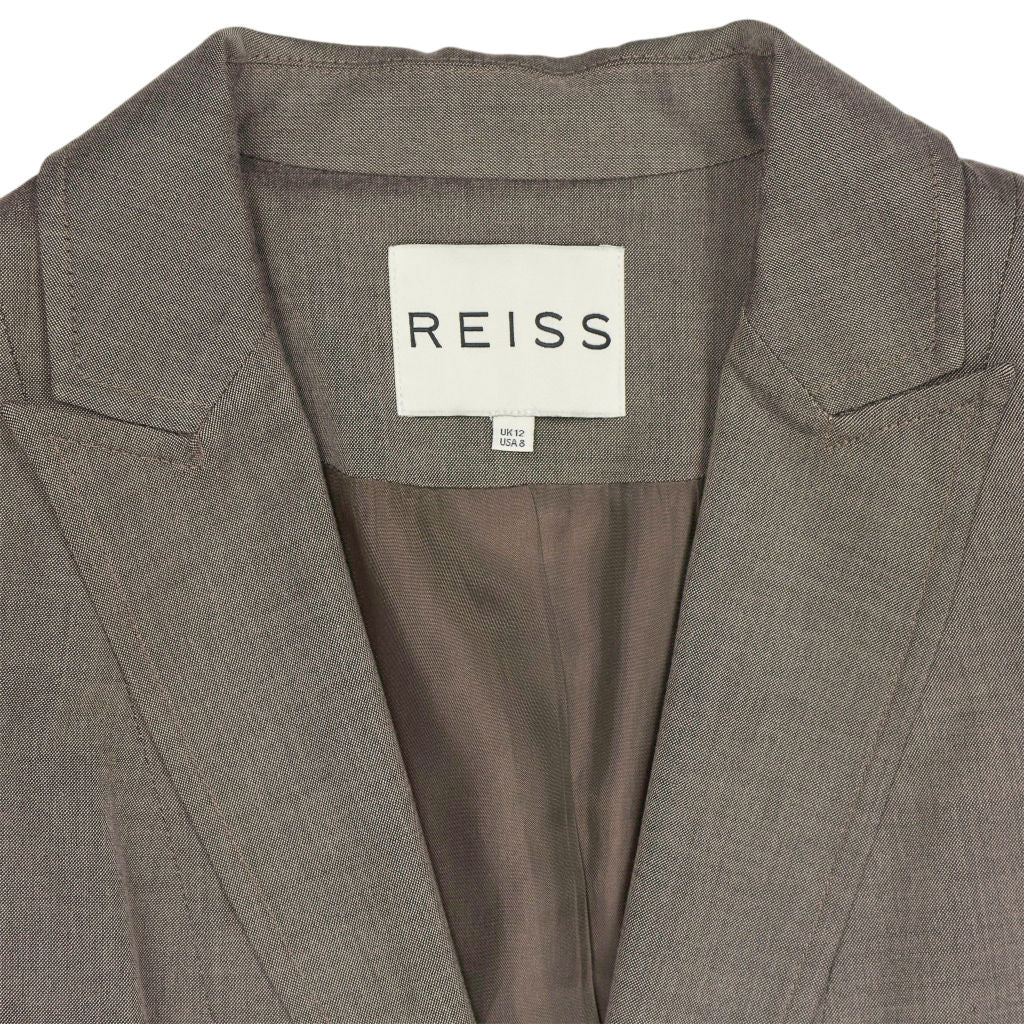 Reiss Brown Wool Isabelle Blazer