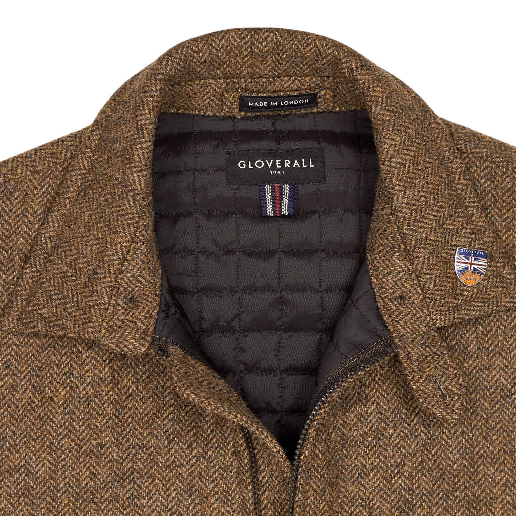Gloverall Brown Tweed Jacket