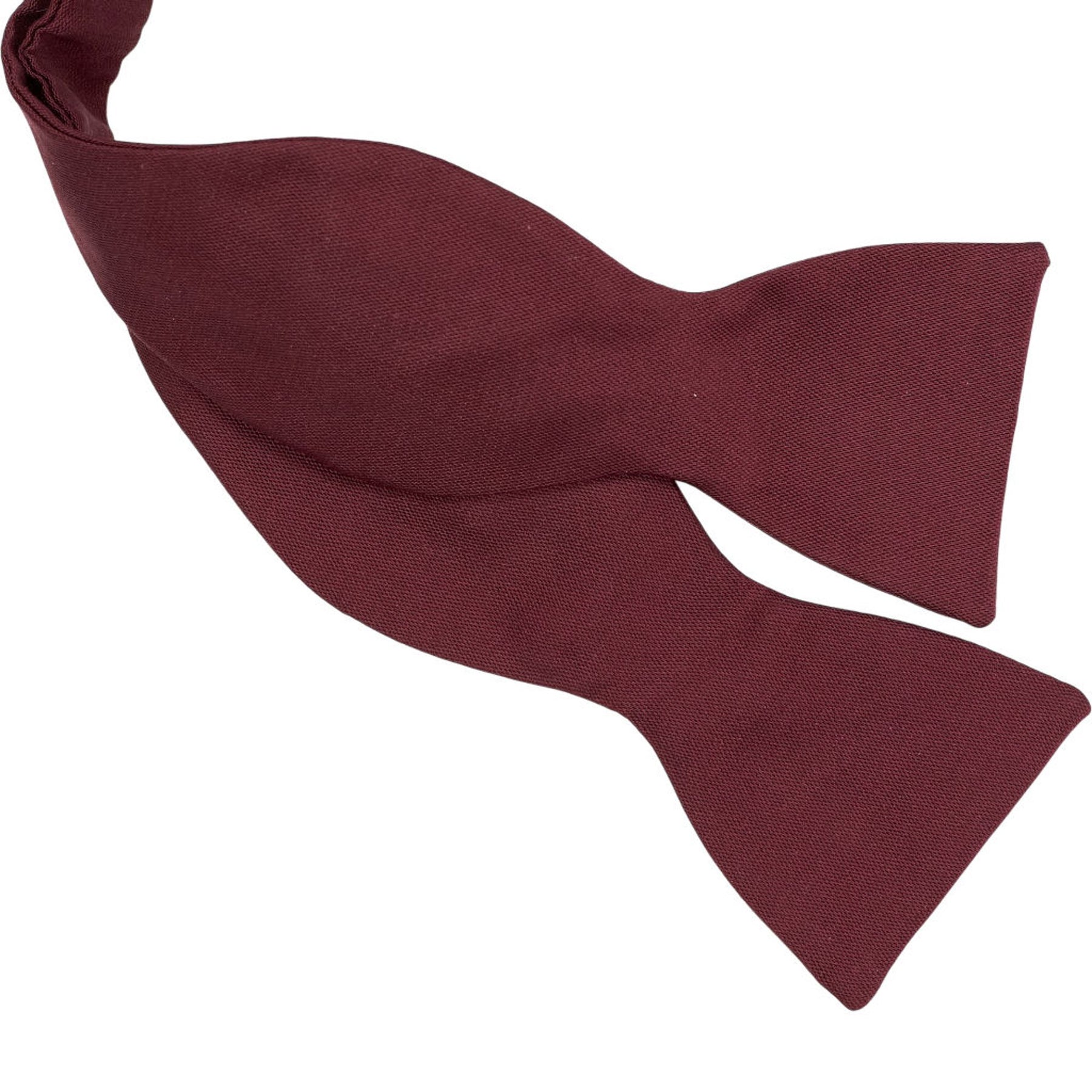 Drake's Wine Silk Bow Tie