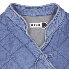 Rixo Blue Denim Rhae Outerwear Jacket