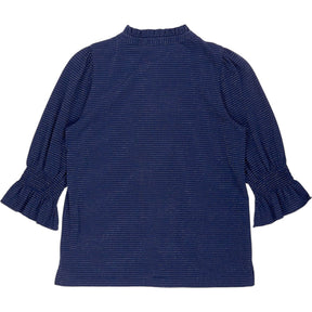 Wyse London Blue Striped Blouse 1