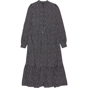 Baukjen Black Polka Dot Midi Dress