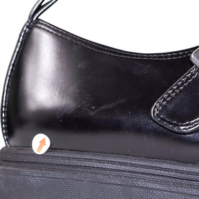 Pull & Bear Black Chunky Buckle Shoes