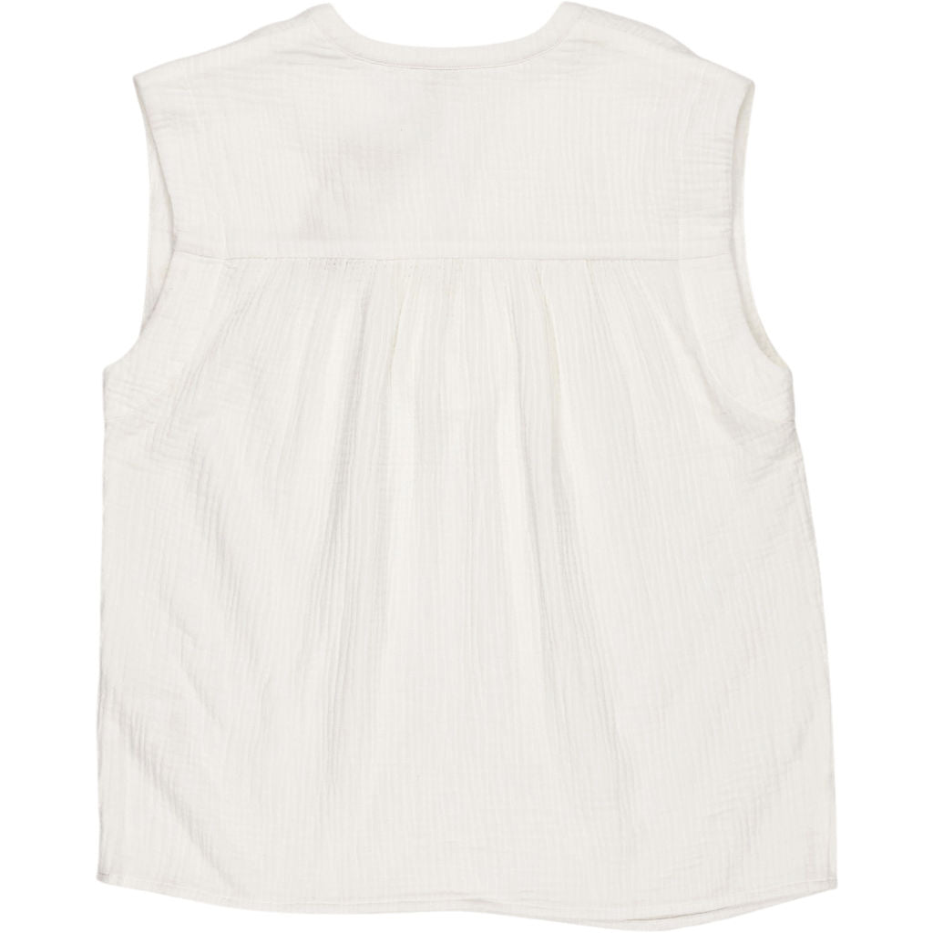 Hush White Sylvia Top Cotton
