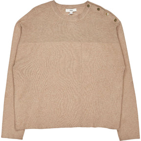 M&S Beige Button Detail Jumper