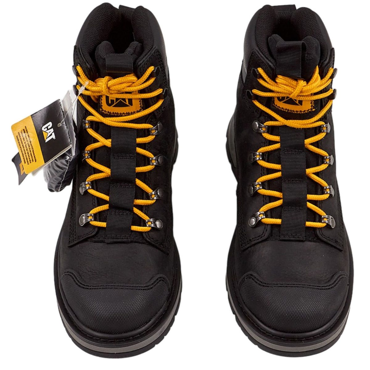 Caterpillar Black Steel Toe Waterproof Boots