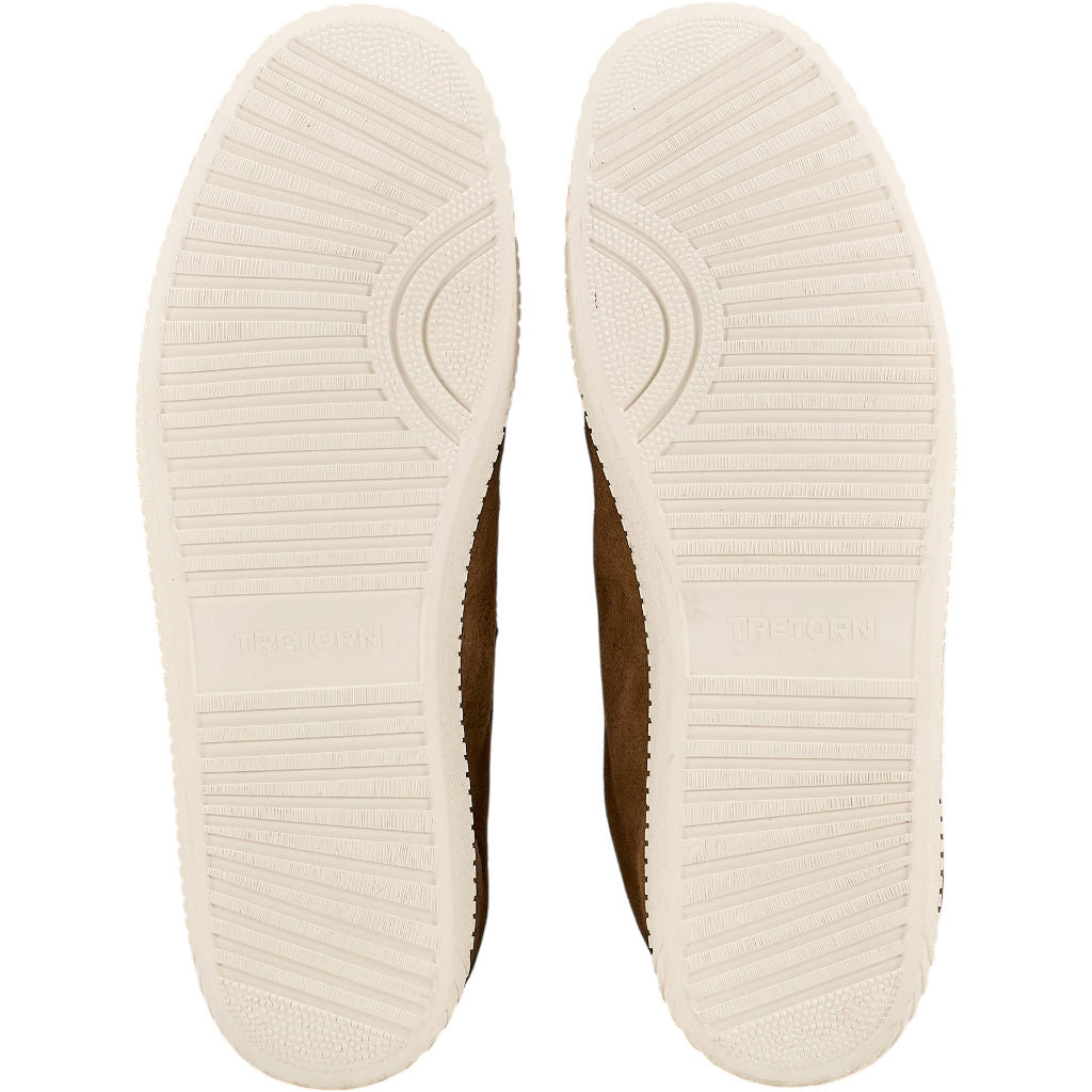 Tretorn Eton Brown Nylite Suede Trainers