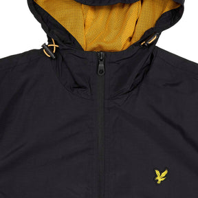 Lyle & Scott Black Mesh Lined Zip Jacket