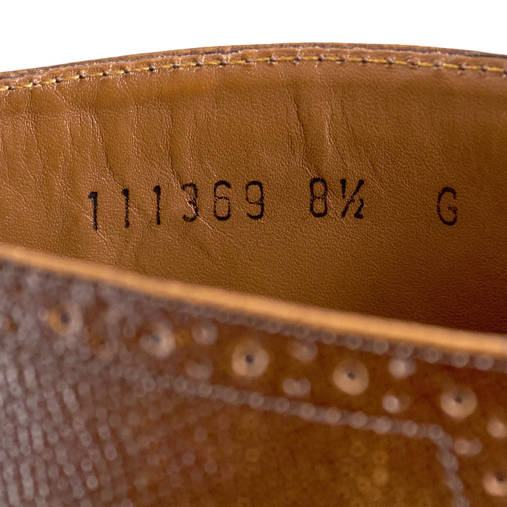 Grenson Brown Leather Brogue Boots