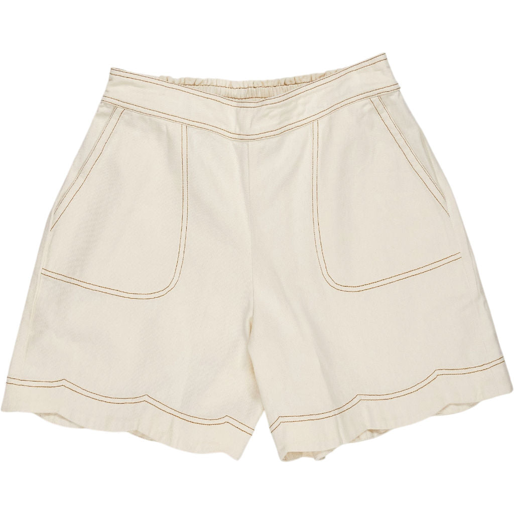 Bonté Cream Mary Shorts Cotton