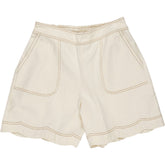 Bonté Cream Mary Shorts Cotton