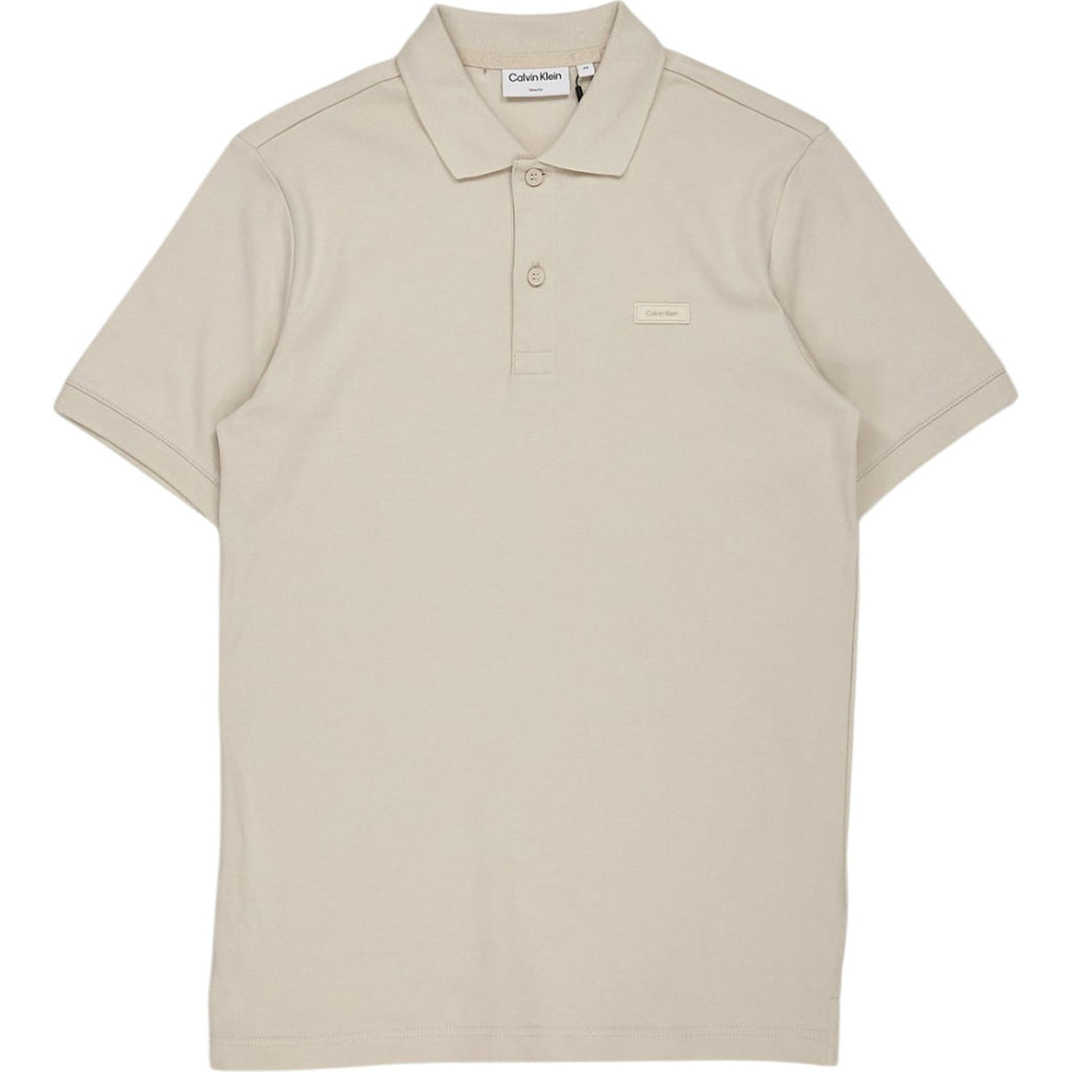 Calvin Klein Beige Slim Fit Polo Shirt XS