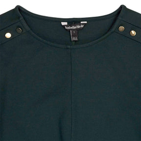 Isabella Oliver Green Button Detailed Tunic Top