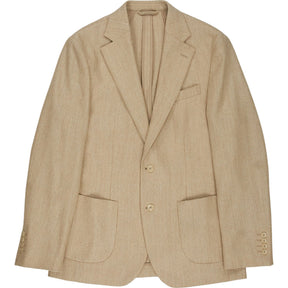 Moss Beige Tailored Fit Jacket