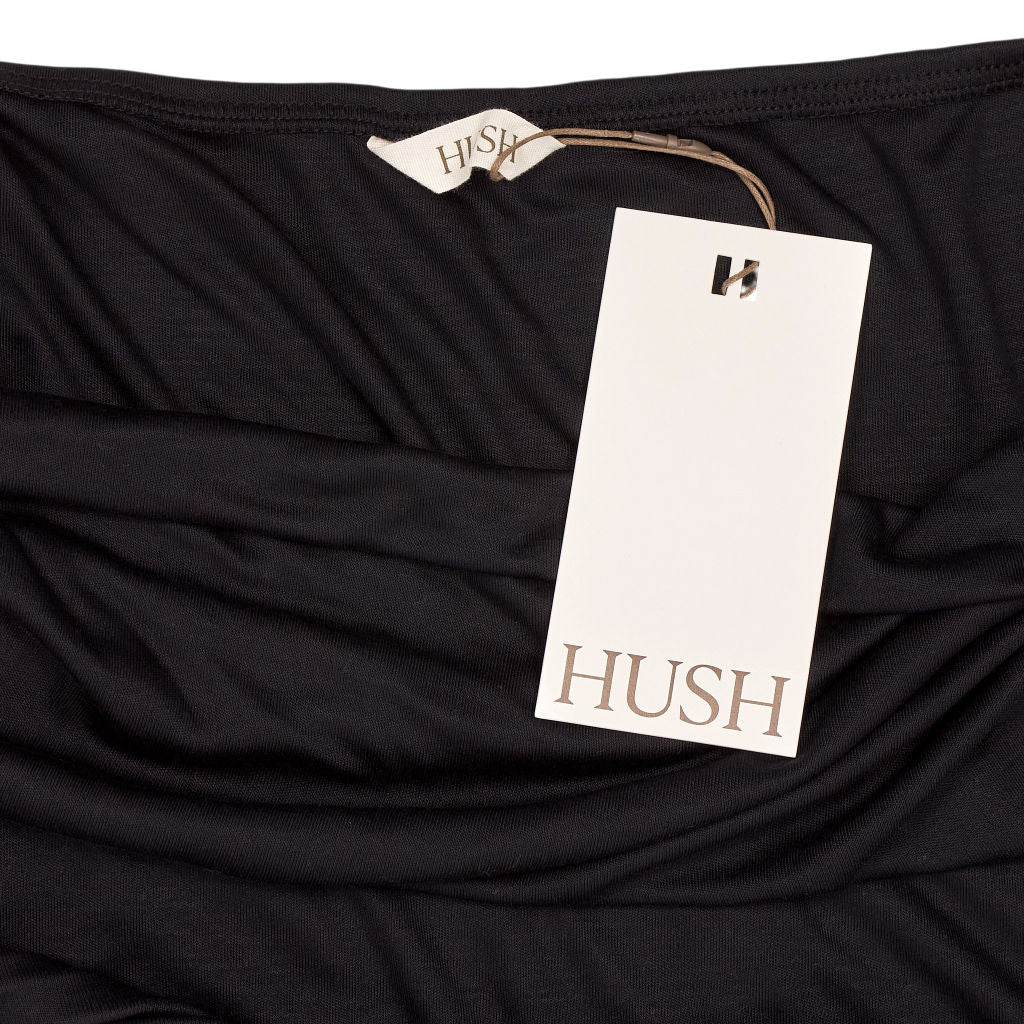 Hush Black Knot Detail Halter Vest