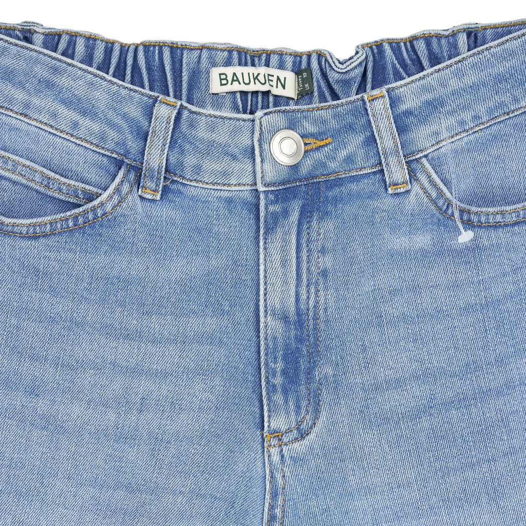 Baukjen Blue Nixi Organic Cotton Barrel Jeans