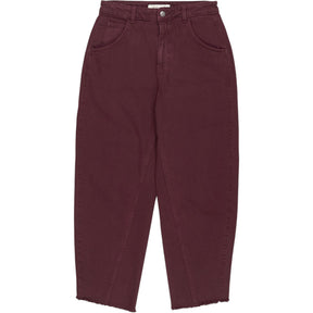 Seventy + Mochi Mulberry Burgundy Twisted Bo Jeans