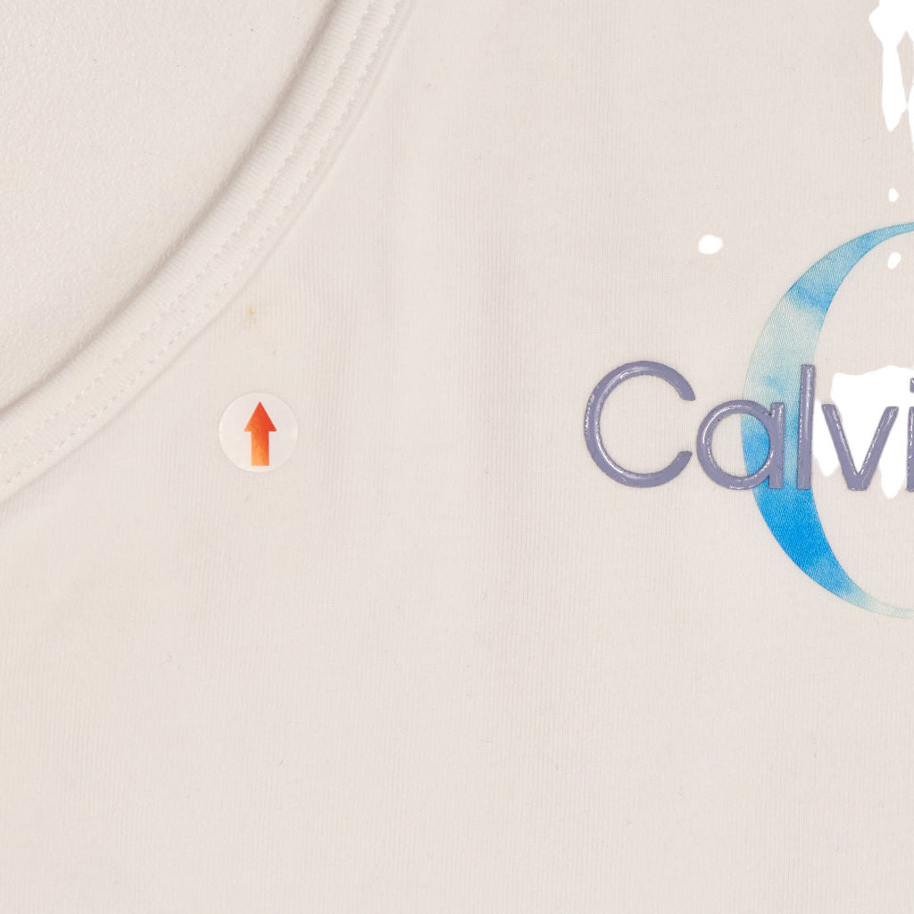Calvin Klein White Aqua Tank Top