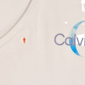 Calvin Klein White Aqua Tank Top