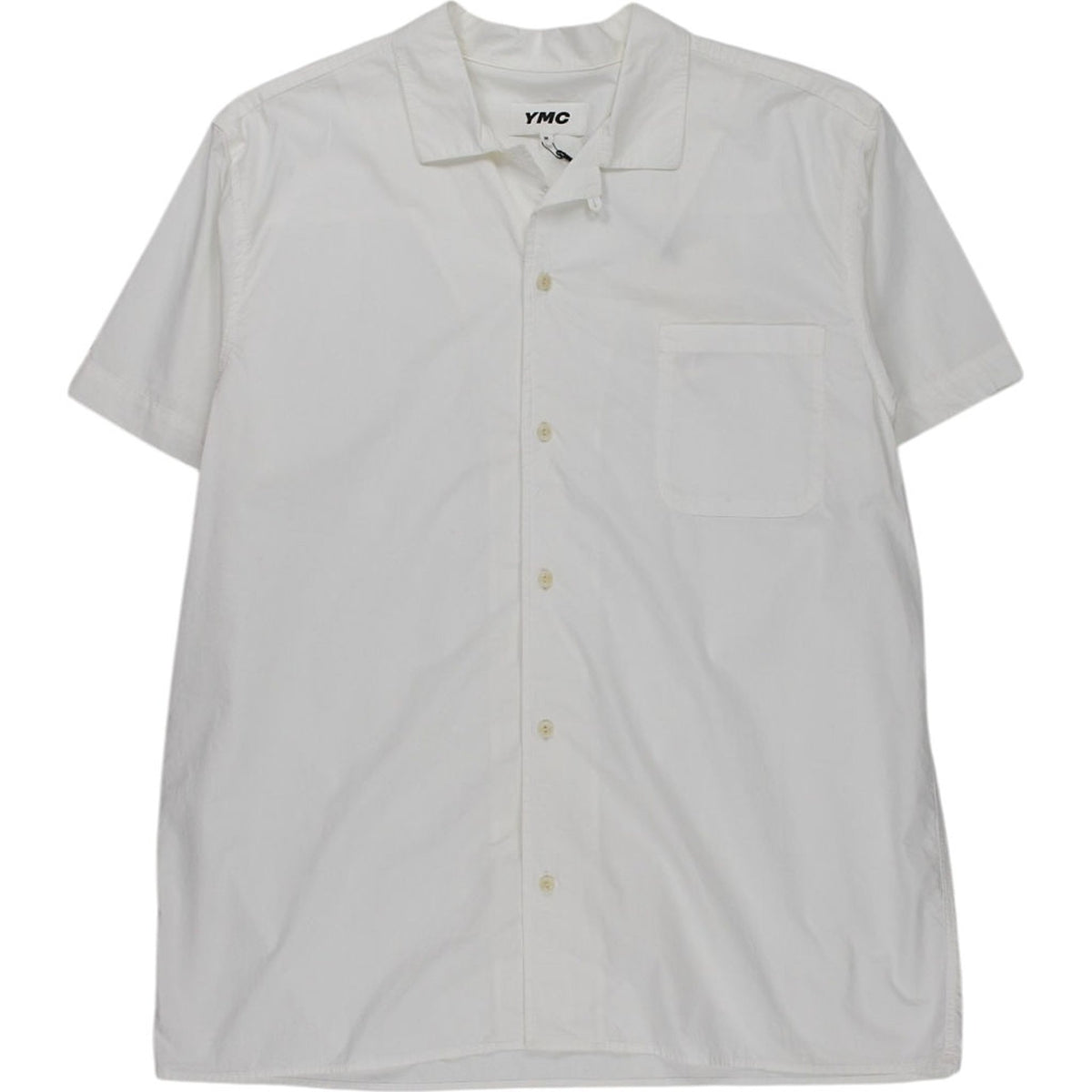 YMC White Malick Short Sleeve Shirt