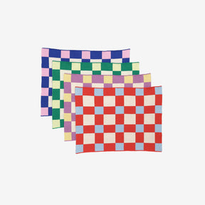 Knitted Placemats - Set of 4 - 45 x 35cm - 100% Cotton