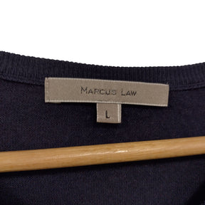 Marcus Law Navy Wool Jumper
