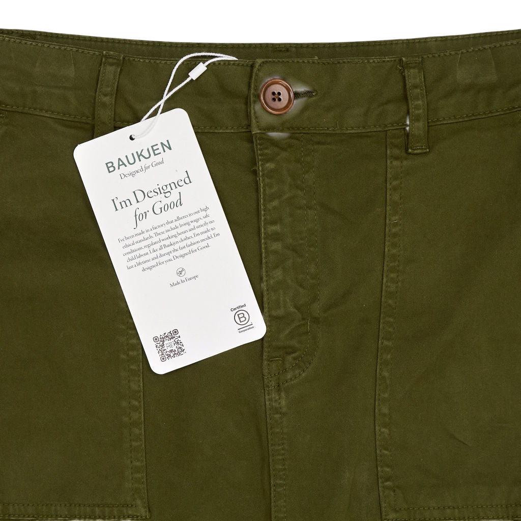 Baukjen Dark Olive Irma Skirt