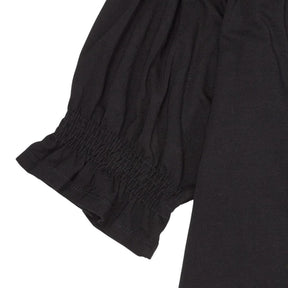 Baukjen Black Nola Short Sleeve Blouse