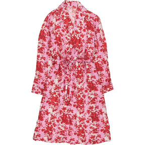 Floral Print Pink Robe
