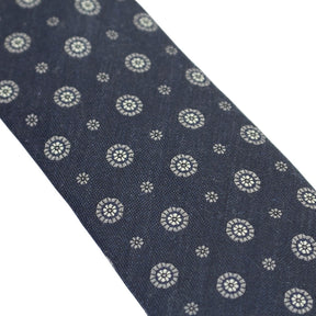 Moss Navy Patterned Tie Bundle x 3
