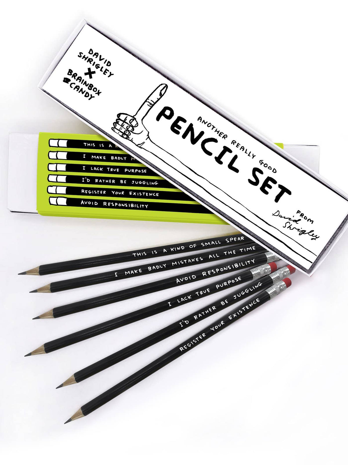 Funny Gift - David Shrigley Pencil Box - 6 Designs