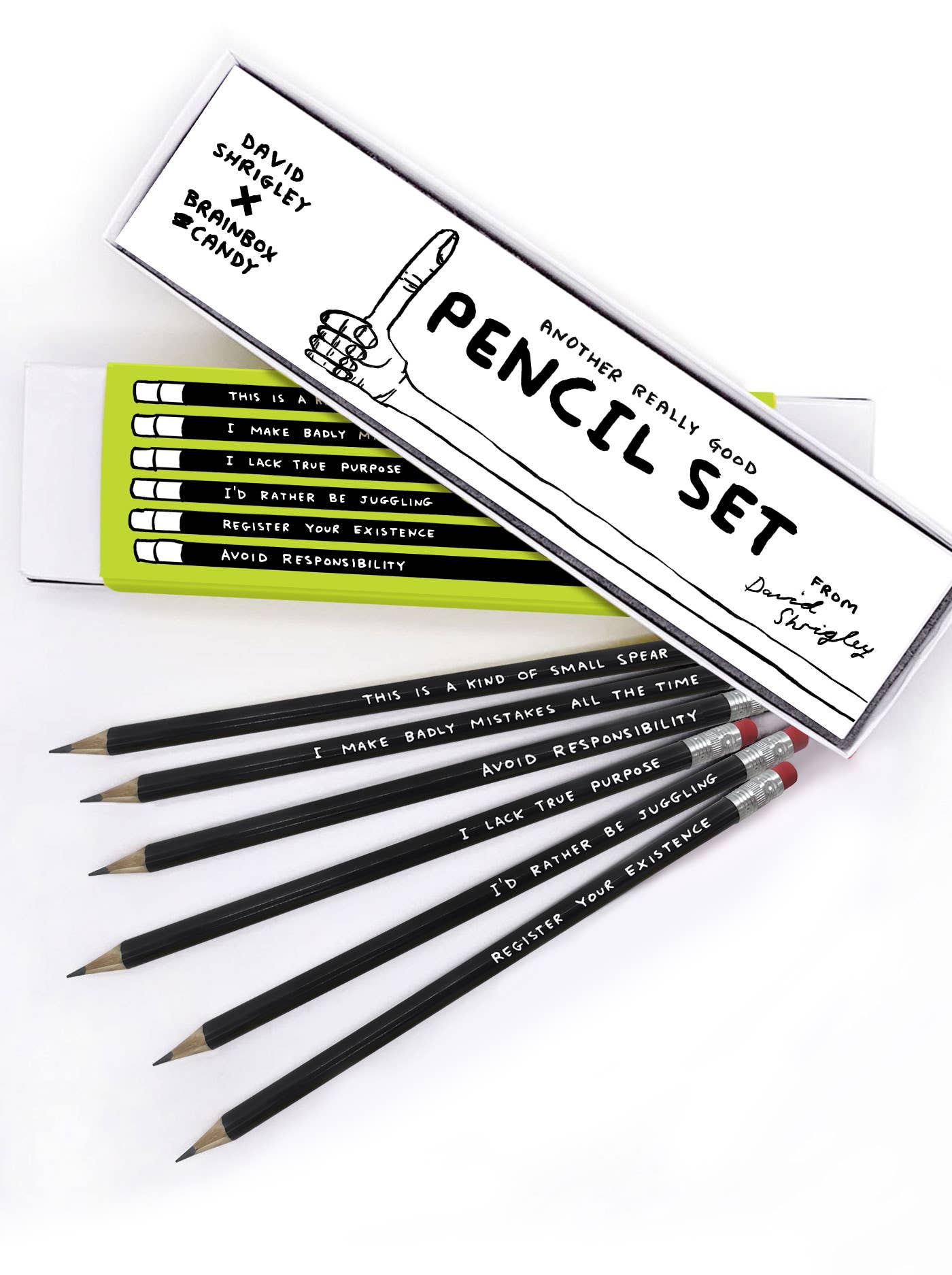 Funny Gift - David Shrigley Pencil Box - 6 Designs