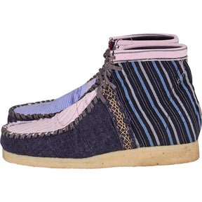 By Walid Pink Anka Lace-Up Shoes