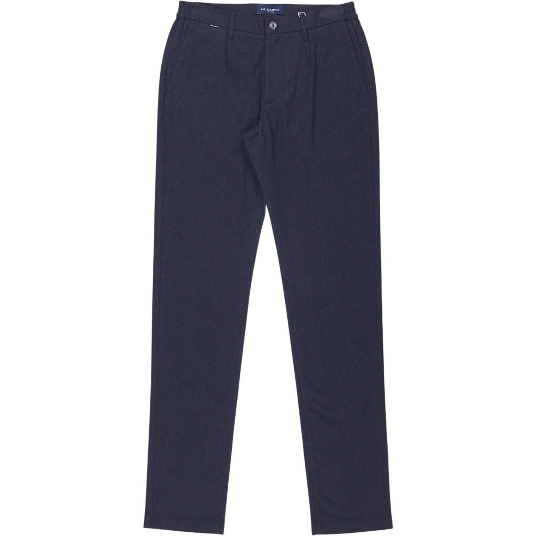 Mr Marvis Navy Flannel Trousers