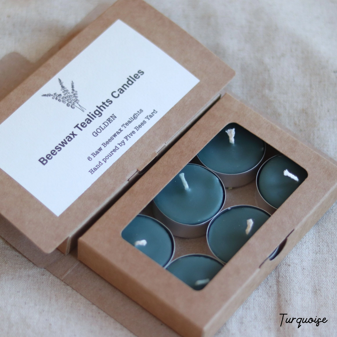 Artisan Beeswax Tealights (available in 5 colours)