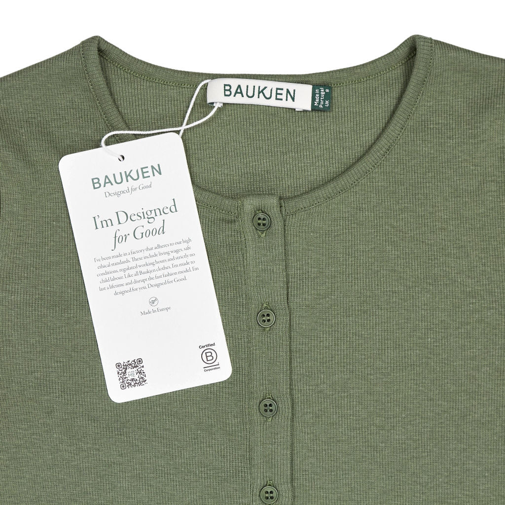 Baukjen Khaki Kikki Henley Top
