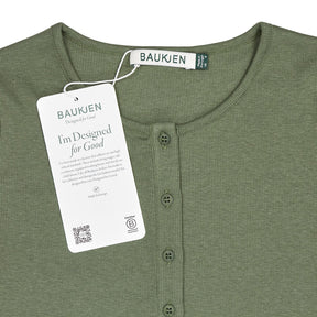 Baukjen Khaki Kikki Henley Top