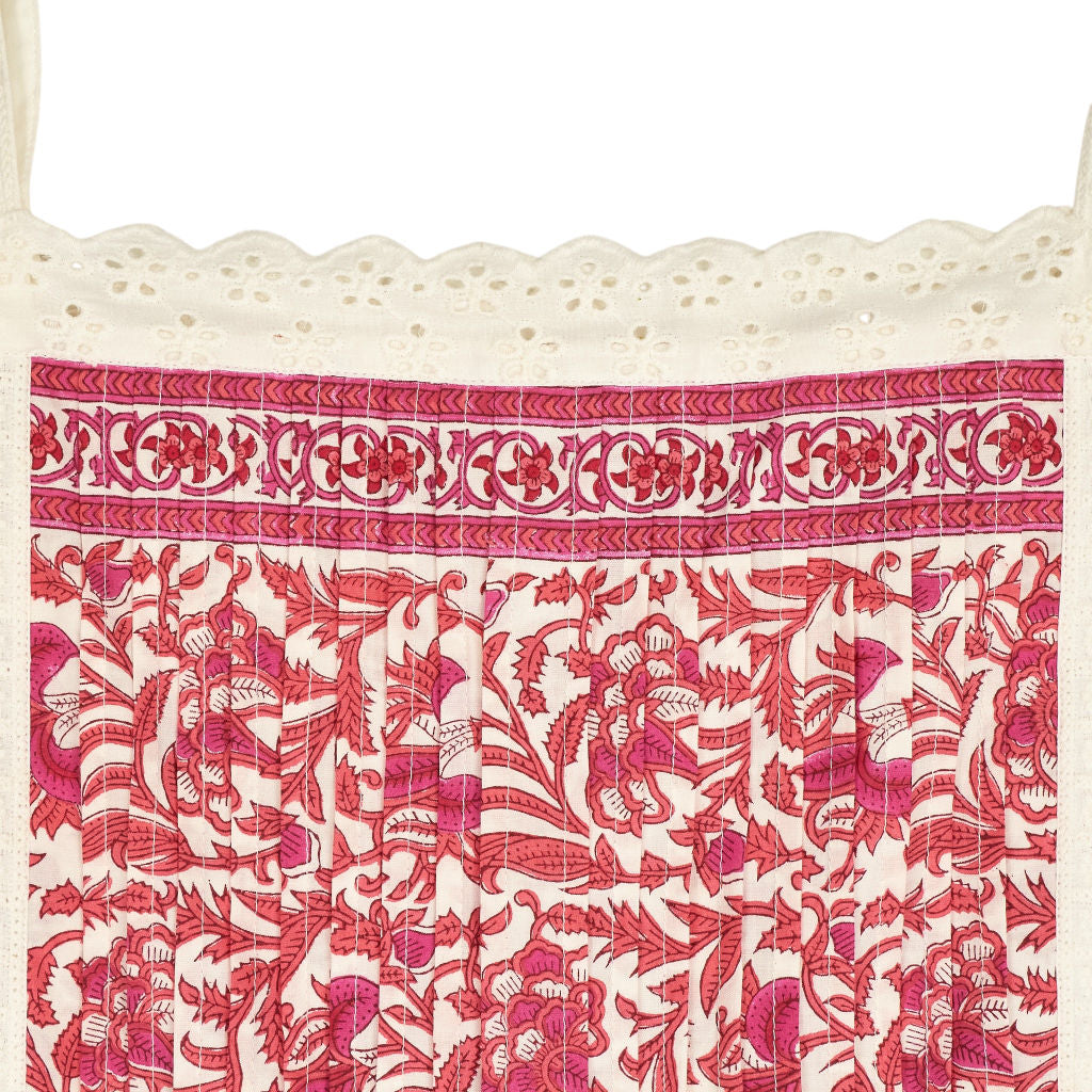 pink city prints elena dress Pink City Prints Vintage Posey Elena Dress - Blue