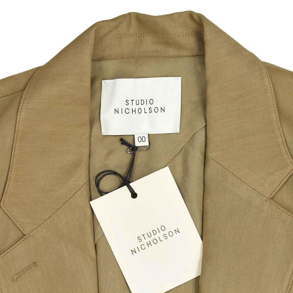 Studio Nicholson Pampas Conde Linen Blazer
