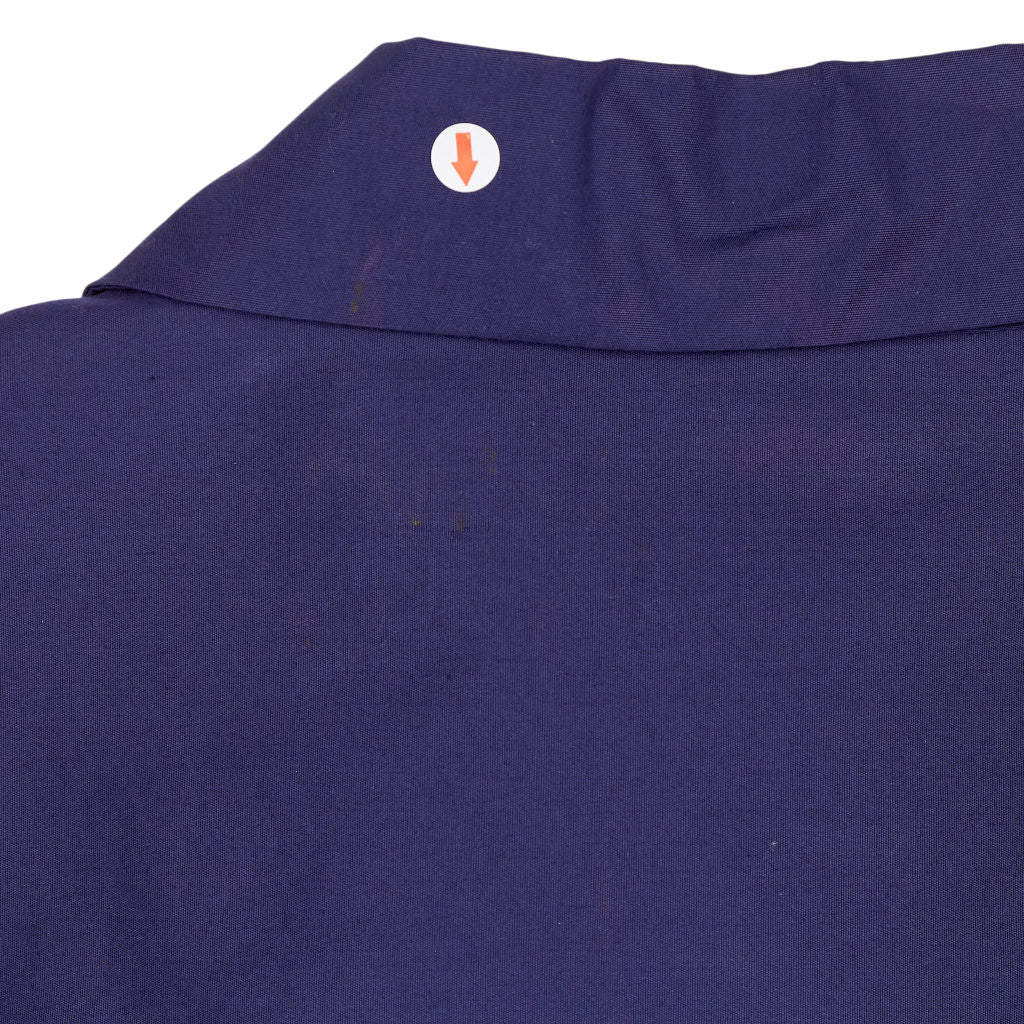 By Walid Blue Lace Hem Shirt