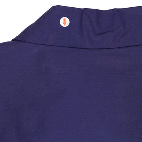 By Walid Blue Lace Hem Shirt