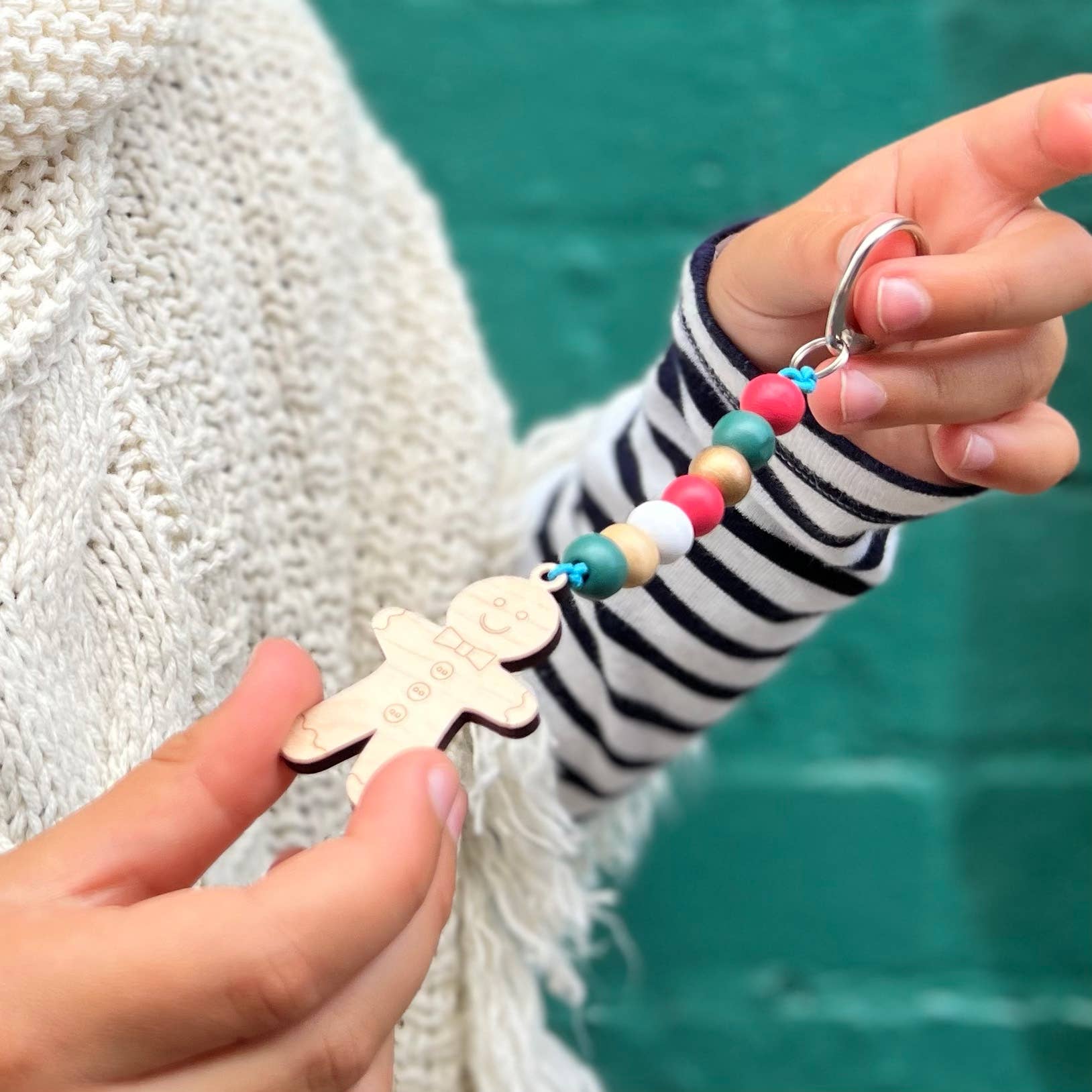 Make Your Own Gingerbread Keyring Craft Kit