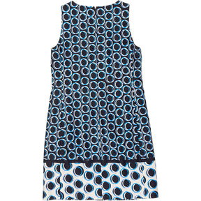 Nine West Blue Circle Print Dress